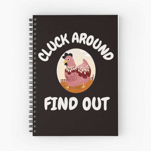 Item preview, CLUCK AROUND AND FIND OUT | SASSY CRITTERS SERIES — CHICKENS EDITION designed and sold by WitLounge.