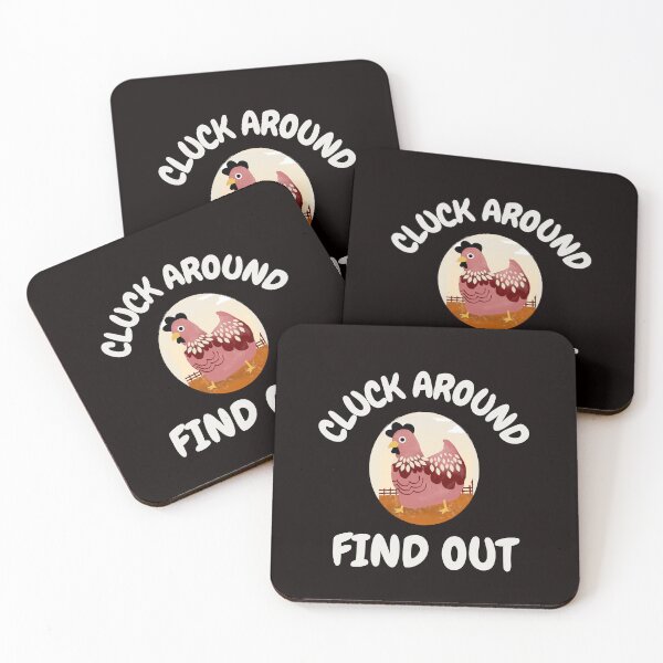 Item preview, CLUCK AROUND AND FIND OUT | SASSY CRITTERS SERIES — CHICKENS EDITION designed and sold by WitLounge.