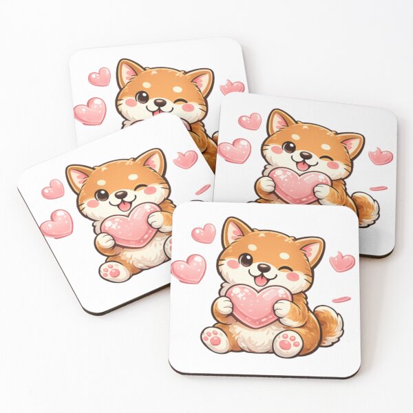 Item preview, Cute Shiba Inu Heart Shirt – Kawaii Dog Lover Gift – Valentine Puppy Tee designed and sold by Creativedes786.