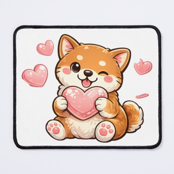 Item preview, Cute Shiba Inu Heart Shirt – Kawaii Dog Lover Gift – Valentine Puppy Tee designed and sold by Creativedes786.