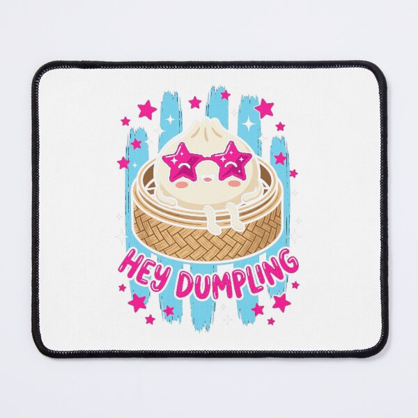 Item preview, Hey Dumpling – Cute Kawaii Dumpling with Pink Star Sunglasses designed and sold by EmeraldeaArt.