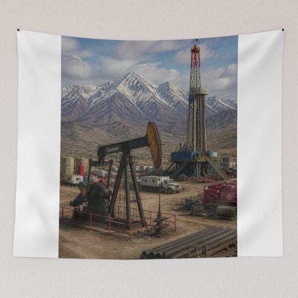 Item preview, Oil Field Construction Site designed and sold by Bebe5512.