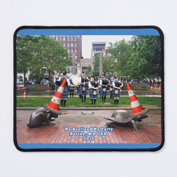 Item preview, No Scotland No Party Boston Tartan Takeover Traffic Cones Puzzle designed and sold by No Scotland No Party - Titan Takeover.