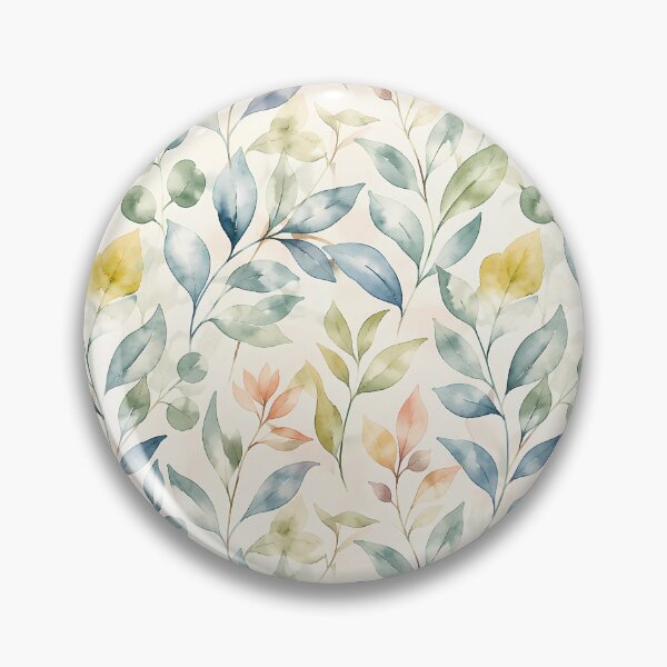 Item preview, Elegant Watercolor Tropical Botanical Leaves Pattern designed and sold by zenjiinspired.