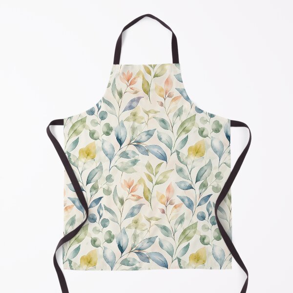 Item preview, Elegant Watercolor Tropical Botanical Leaves Pattern designed and sold by zenjiinspired.