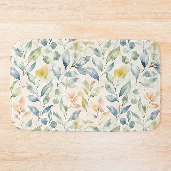Item preview, Elegant Watercolor Tropical Botanical Leaves Pattern designed and sold by zenjiinspired.