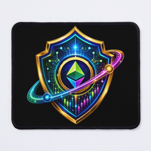 Item preview, Ethereum Cyber Shield designed and sold by syotos-ai.