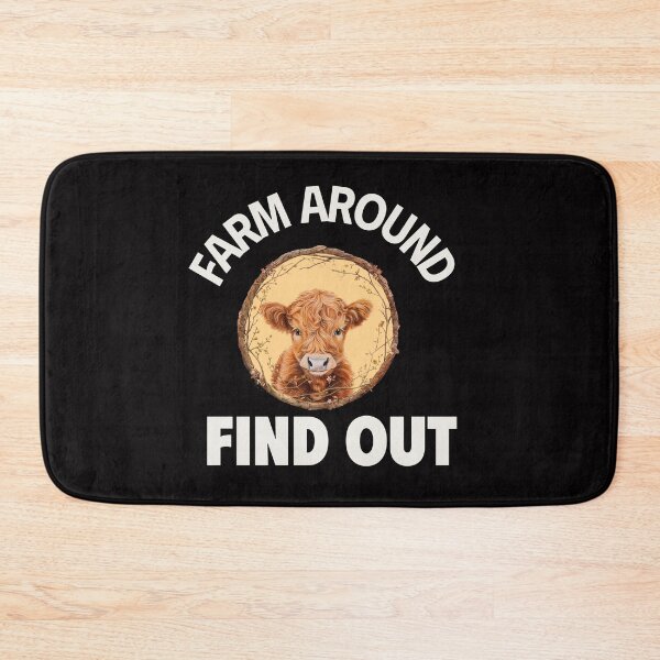 Item preview, FARM AROUND AND FIND OUT | SASSY CRITTERS SERIES – HIGHLAND COW EDITION designed and sold by WitLounge.