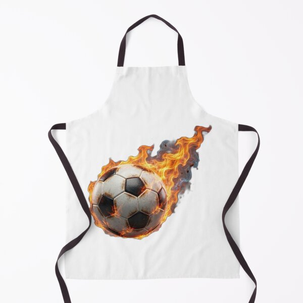 Item preview, Flaming Soccer Ball On Fire - Burning Football Sports Art designed and sold by Interactive-Art.