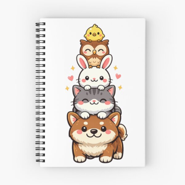Item preview, Cute Animal Stack Kawaii Shirt – Shiba Inu Cat Bunny Owl Chick Cute Gift designed and sold by Creativedes786.