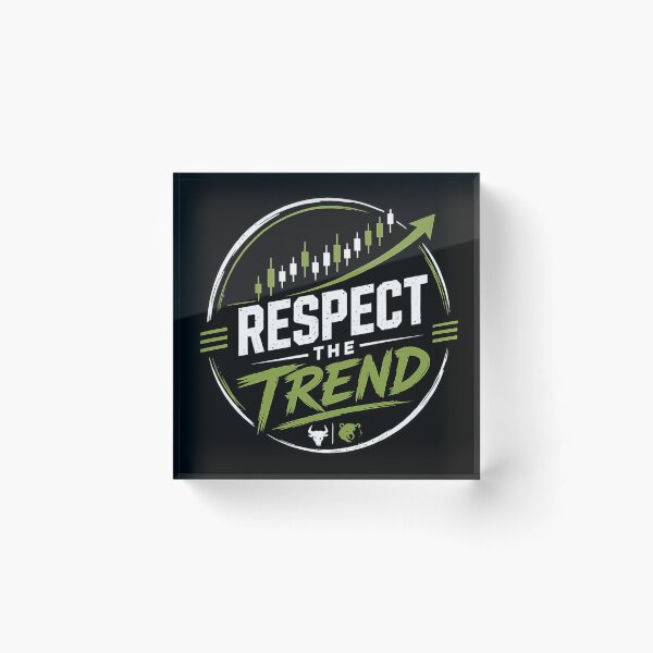 Item preview, Respect the Trend Trader Stock Market designed and sold by SmartMoneyMugs .