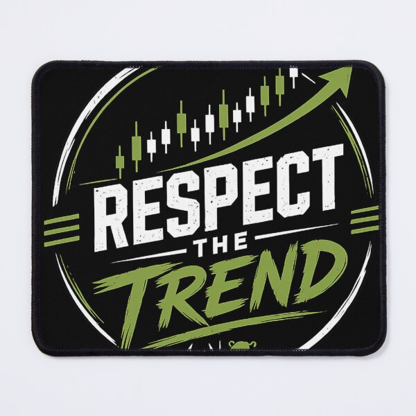 Item preview, Respect the Trend Trader Stock Market designed and sold by SmartMoneyMugs .