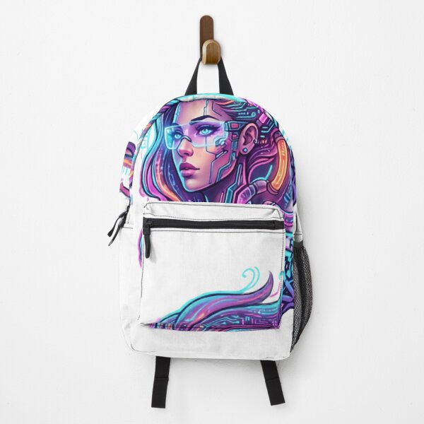 Item preview, Cyberpunk Girl Neon Graffiti Vector Art designed and sold by rich-moda.