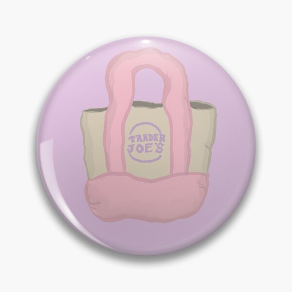 Item preview, Trader Joe's Pink Tote designed and sold by littlestickershoppe.
