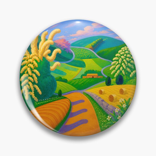 Item preview, Landscape After David Hockney designed and sold by Vicky Brago-Mitchell®.