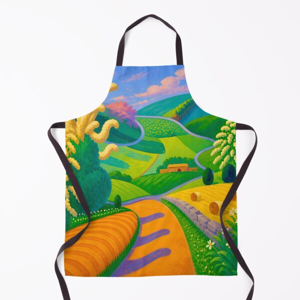 Item preview, Landscape After David Hockney designed and sold by Vicky Brago-Mitchell®.