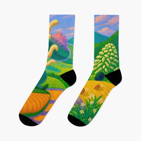Item preview, Landscape After David Hockney designed and sold by Vicky Brago-Mitchell®.