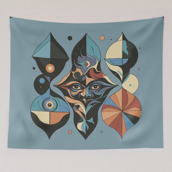 Item preview, Dream Geometry – Face Within the Night Mind designed and sold by zoliartdesign.