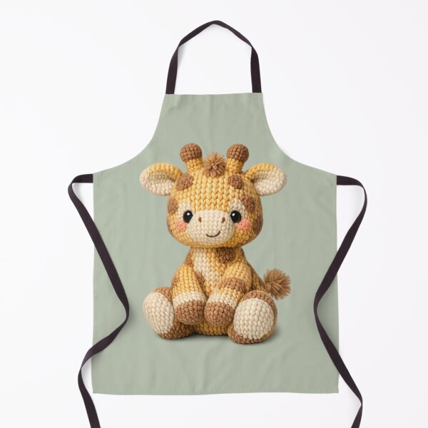 Item preview, Cute Knitted Giraffe Plush | Kawaii Cottagecore Woodland Animal Art designed and sold by PopCulturePixel.