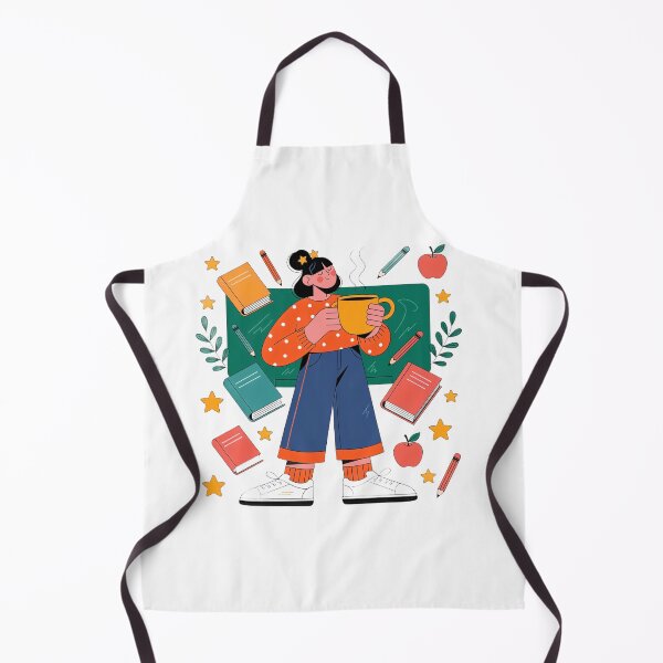 Item preview, Coffee Loving Teacher Classroom Illustration designed and sold by DariaOltes.