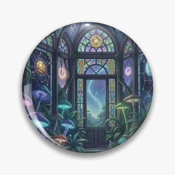 Item preview, Fantasy Mushroom Greenhouse Night Scene designed and sold by Pioneer Spirit Market.