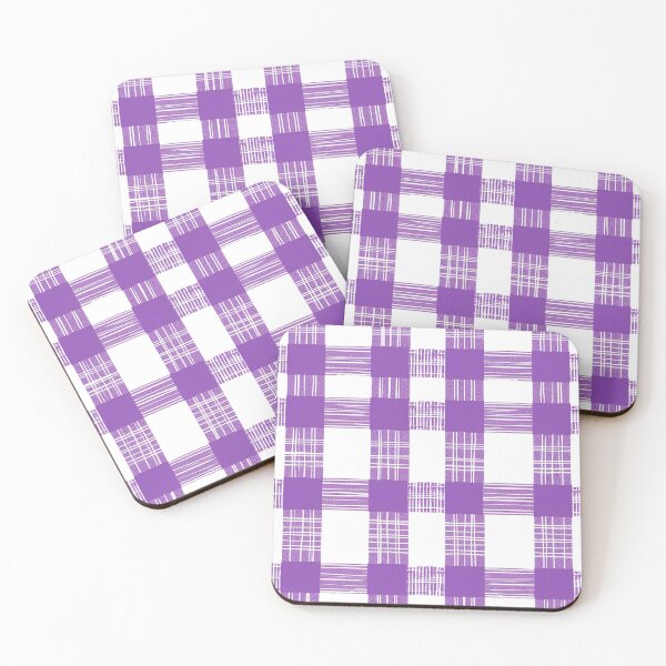 Item preview, Violet Weave: Textured Hand-Drawn Gingham Pattern designed and sold by LiveLearnCreate.