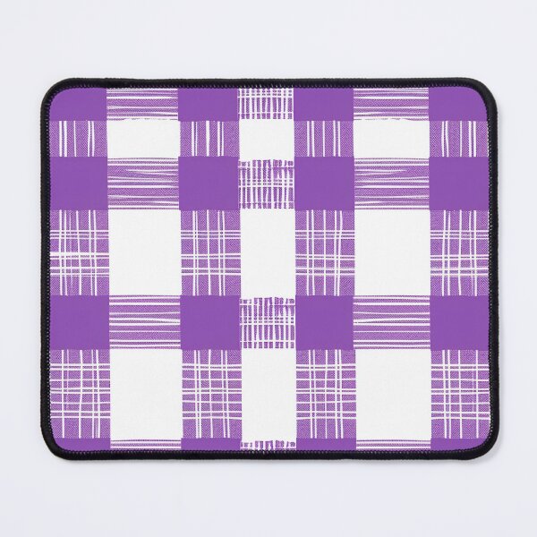 Item preview, Violet Weave: Textured Hand-Drawn Gingham Pattern designed and sold by LiveLearnCreate.