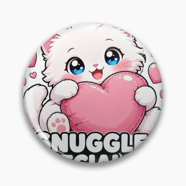 Item preview, Snuggle Specialist Cute Kawaii Cat Meme Stickers designed and sold by MoodyMeows.