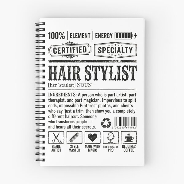 Item preview, Funny Hair Stylist Definition Label Vintage Retro | Hairdresser Gift | Salon designed and sold by pretty4u.