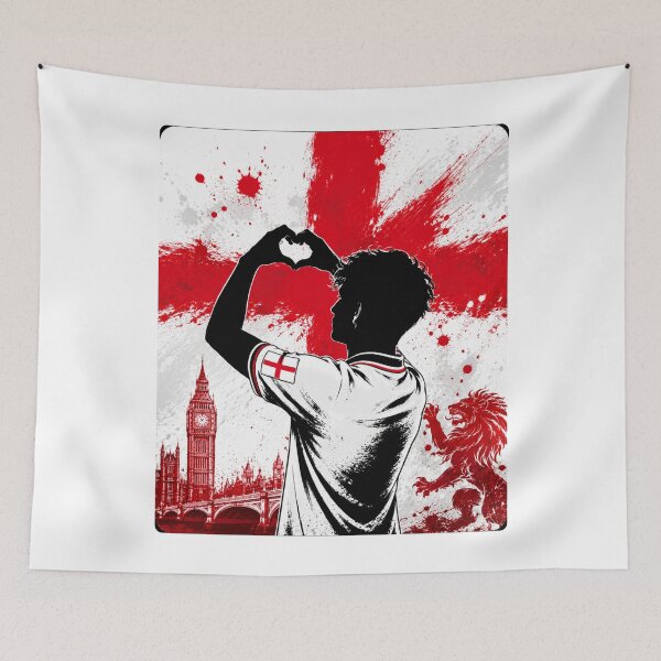 Item preview, England Pride Heart Hands Ar designed and sold by BagFactoryUK.