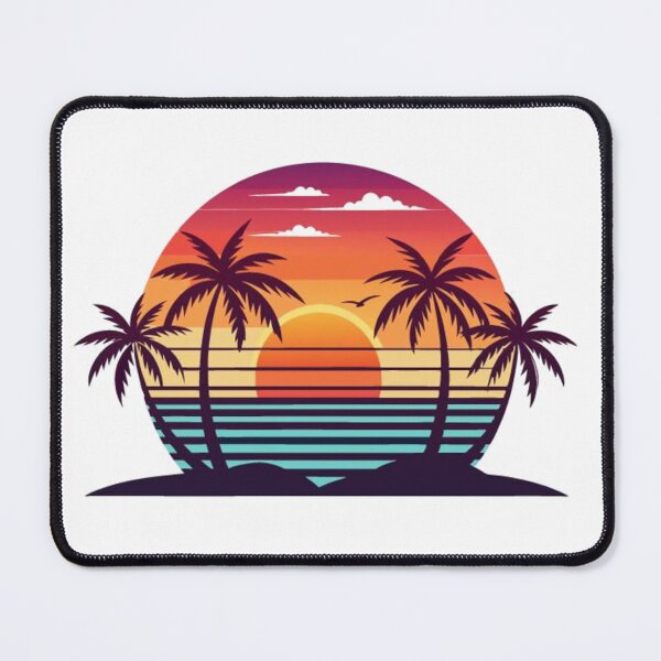 Item preview, Tropical Sunset with Palm Trees designed and sold by 4kabishop4.