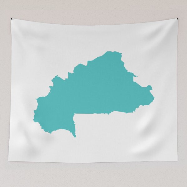 Item preview, Burkina Faso Love in Teal designed and sold by Maren Misner.