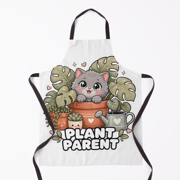 Artikelvorschau, Plant Parent Cute Kawaii Cat Houseplants Sticker entworfen und verkauft von MoodyMeows.