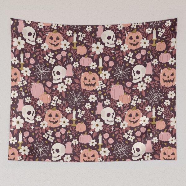 Item preview, Haunted Halloween Floral designed and sold by robyriker.