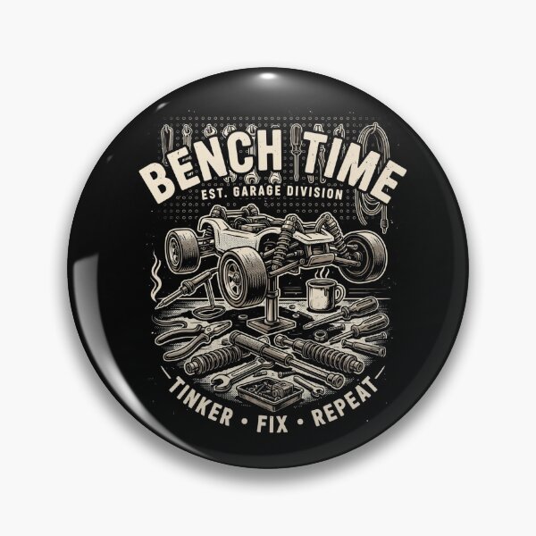 Item preview, Bench Time, RC Garage Workshop, RC Builder & Mechanic designed and sold by No Excuses Supply.