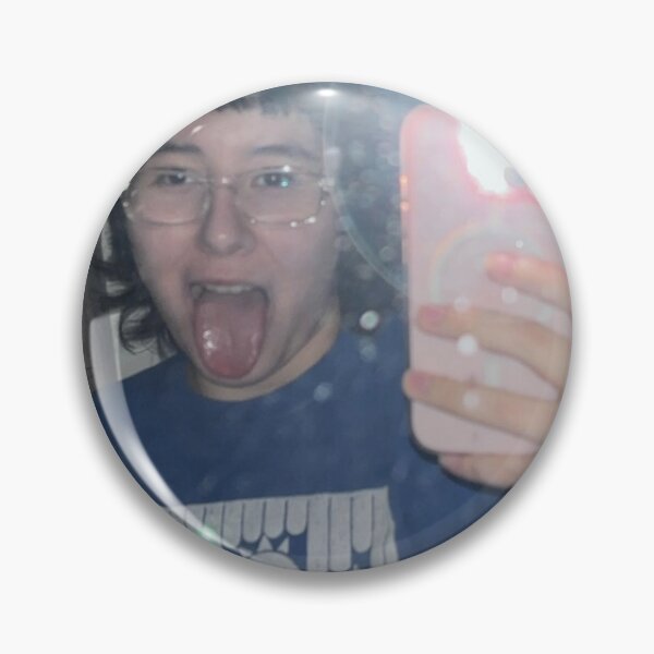 Item preview, me with my tongue out with the flash on or whatever designed and sold by puckizzluck.