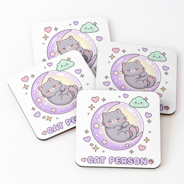 Item preview, Cute Kawaii Cat Person - Whimsical Feline Lover Design designed and sold by KMKreatives.