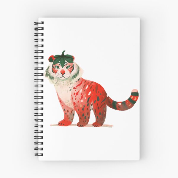 Aperçu de l'œuvre Tigre fraise créée et vendue par paperfinch.
