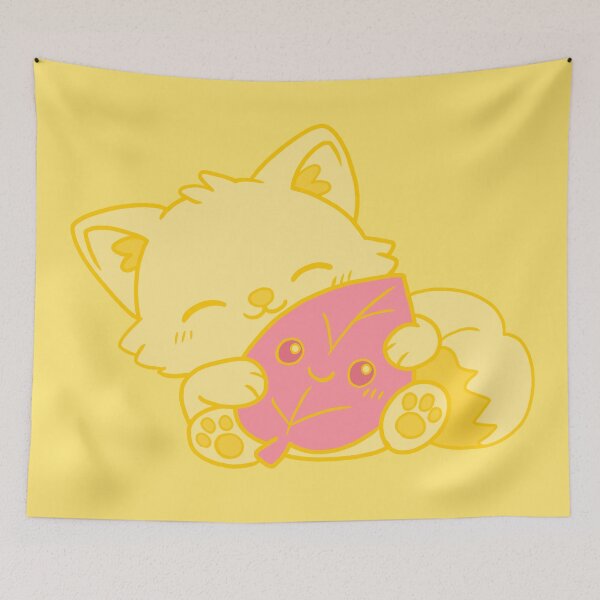 Item preview, Cute Kawaii Yellow Fox designed and sold by Phyllya Design.