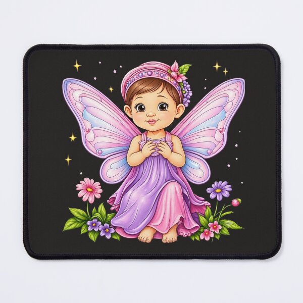 Item preview, Cute Magical Pink Fairy Princess Portrait designed and sold by Utopian-Magic.