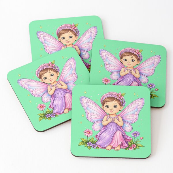 Item preview, Cute Magical Pink Fairy Princess Portrait designed and sold by Utopian-Magic.