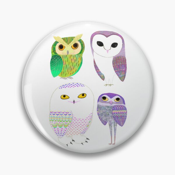 Item preview, Four owls designed and sold by TamaAnimalArt.