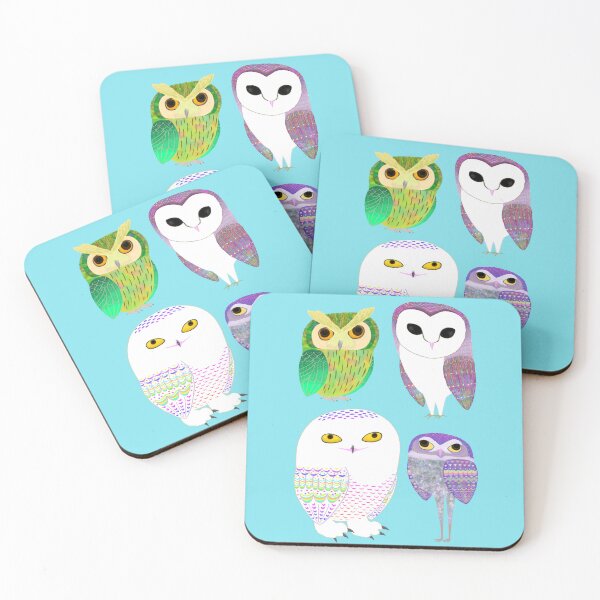 Item preview, Cuatro búhos designed and sold by TamaAnimalArt.