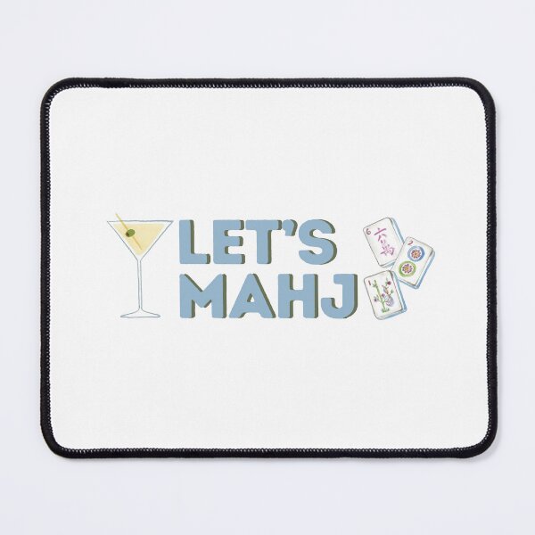 Item preview, Let's Mahj Sticker | Mahjong Martini Sticker | Mahjong Lover Gift | Game Night Vinyl Decal  Description designed and sold by sophiebeckham13.