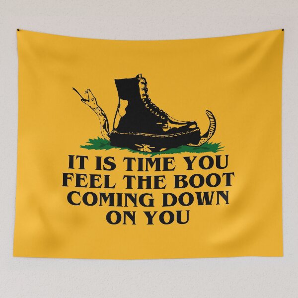 Item preview, it is time you feel the boot coming down on you (antifa) designed and sold by remerasnerdas.
