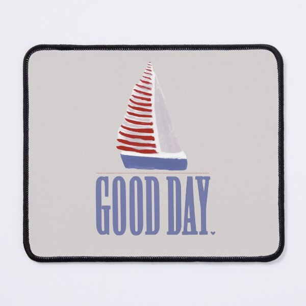 Item preview, Good Day Sailboat Sticker | Nautical Coastal Aesthetic | Summer Beach Vinyl Decal designed and sold by sophiebeckham13.