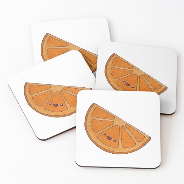 Item preview, Happy Orange slice designed and sold by Wildepixel.