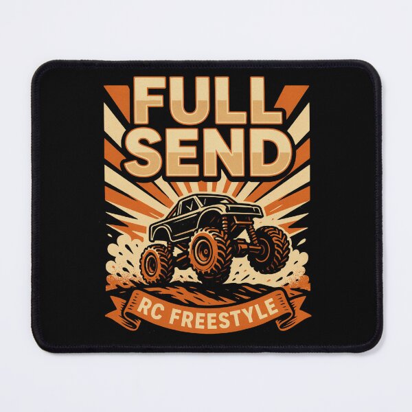Artikelvorschau, Full Send, RC Freestyle Monster Truck, Offroad-RC-Hobby entworfen und verkauft von No Excuses Supply.