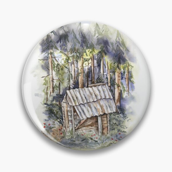 Item preview, Log Cabin in the Woods designed and sold by Flowersforbear.