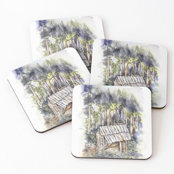 Item preview, Log Cabin in the Woods designed and sold by Flowersforbear.